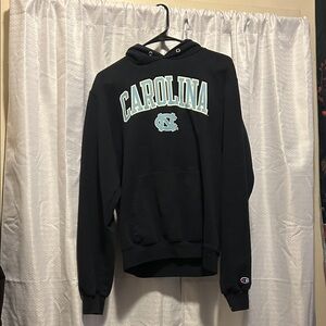 Champion Black and Blue Carolina Hoodie